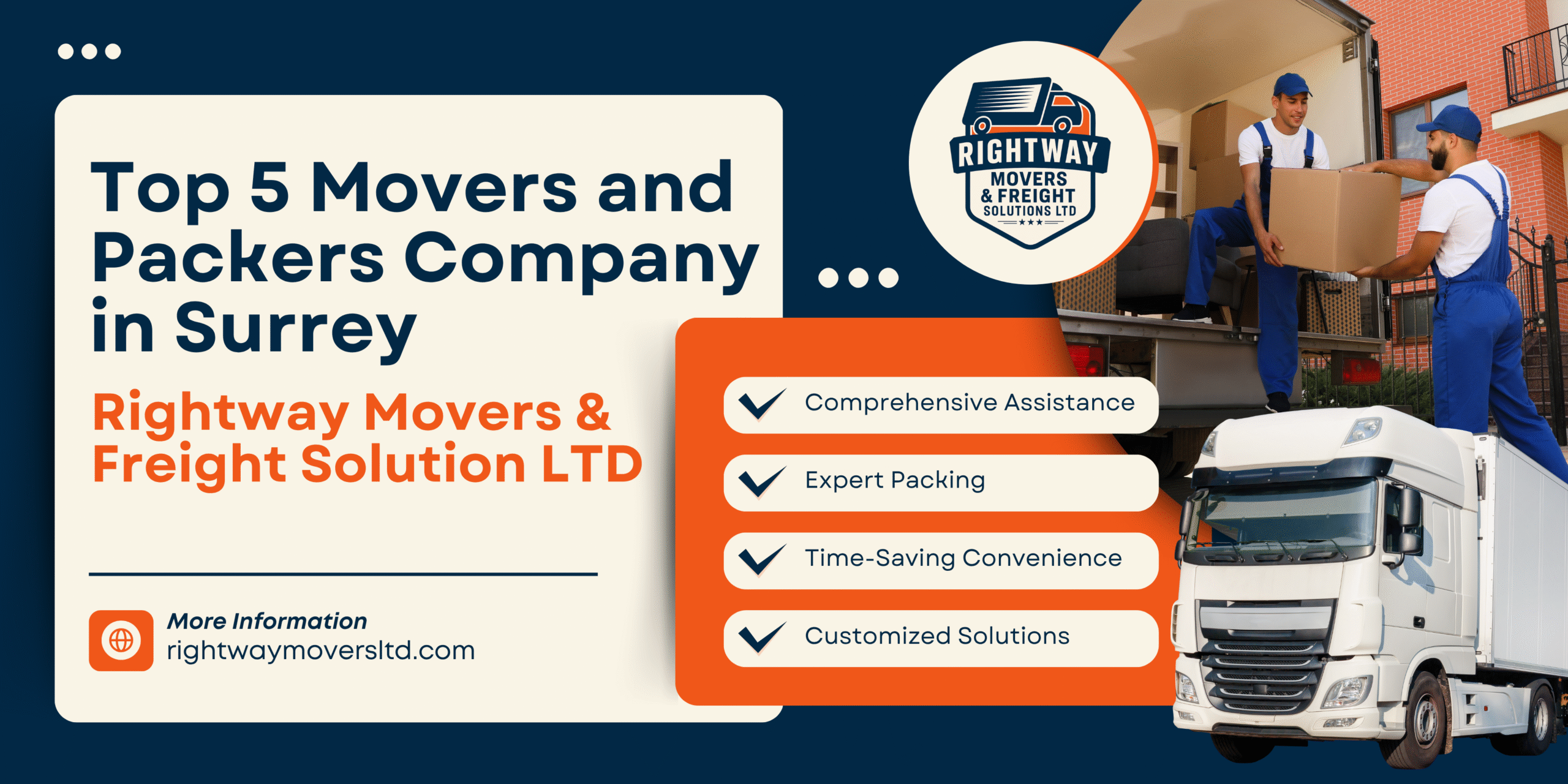 Top 5 Movers and Packers Company in Surrey