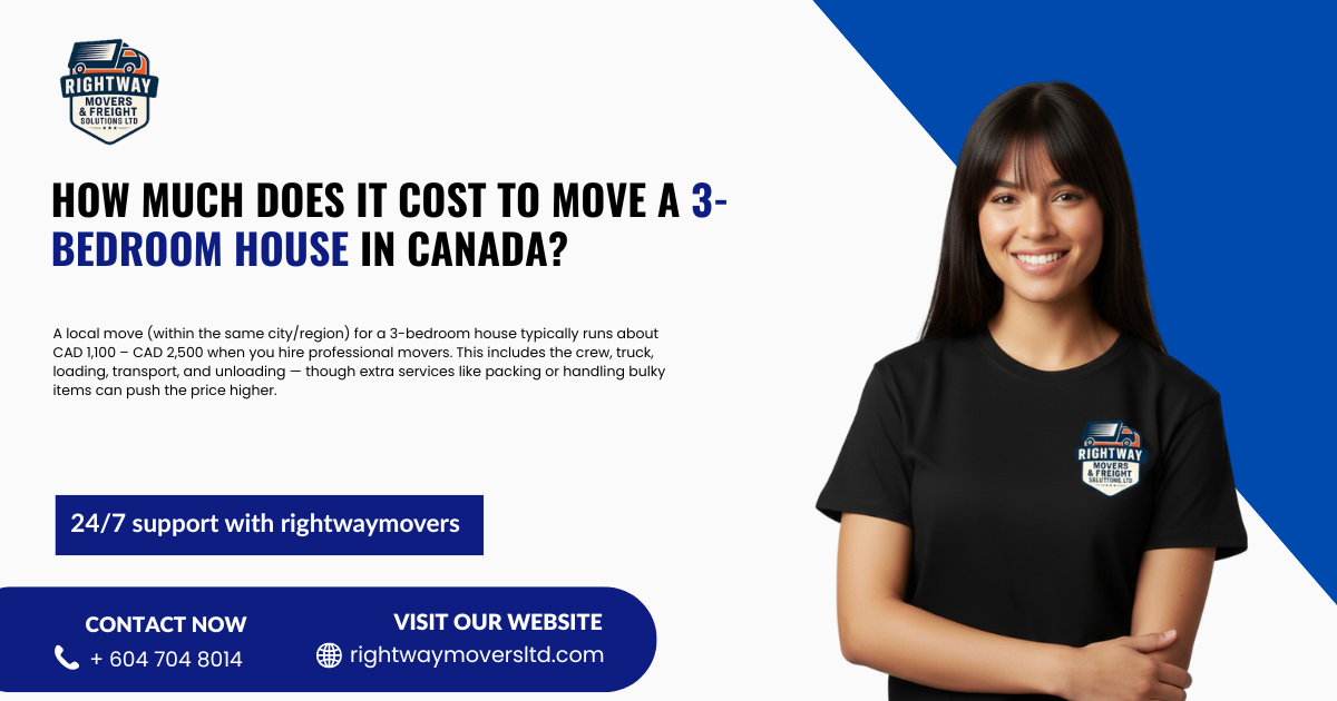 How Much Does it Cost to Move a 3-Bedroom House in Canada