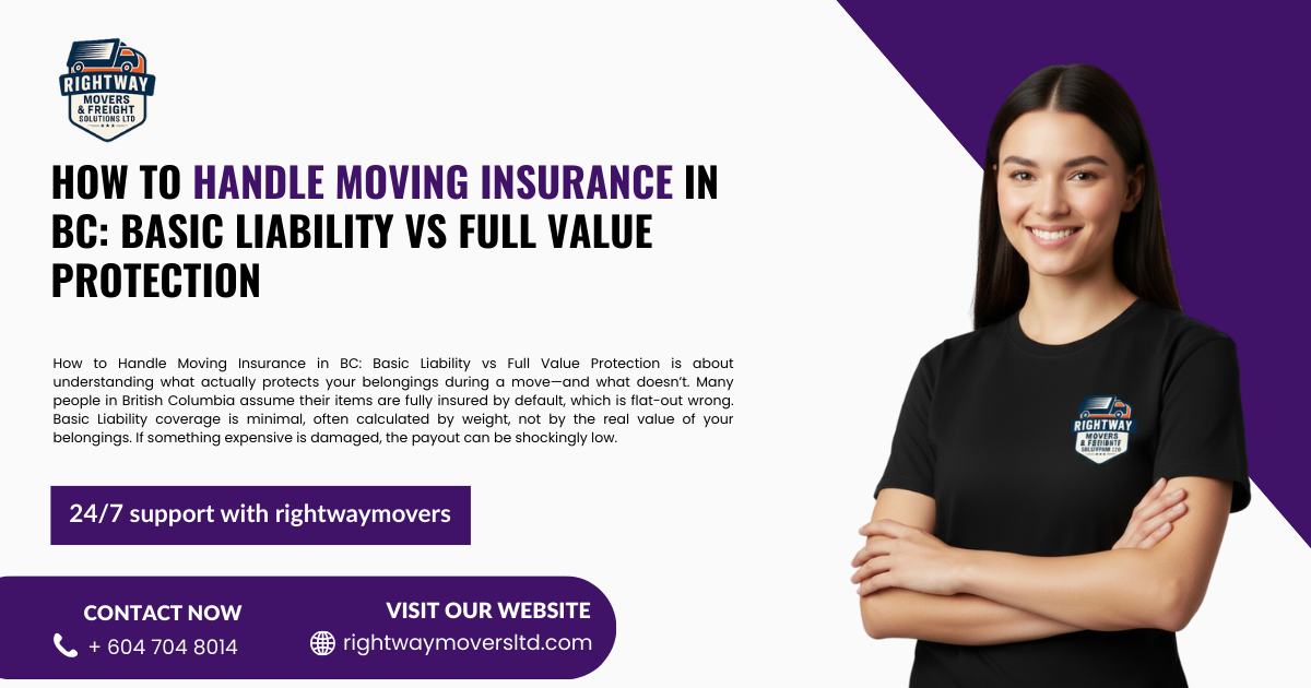 How to Handle Moving Insurance in BC: Basic Liability vs Full Value Protection