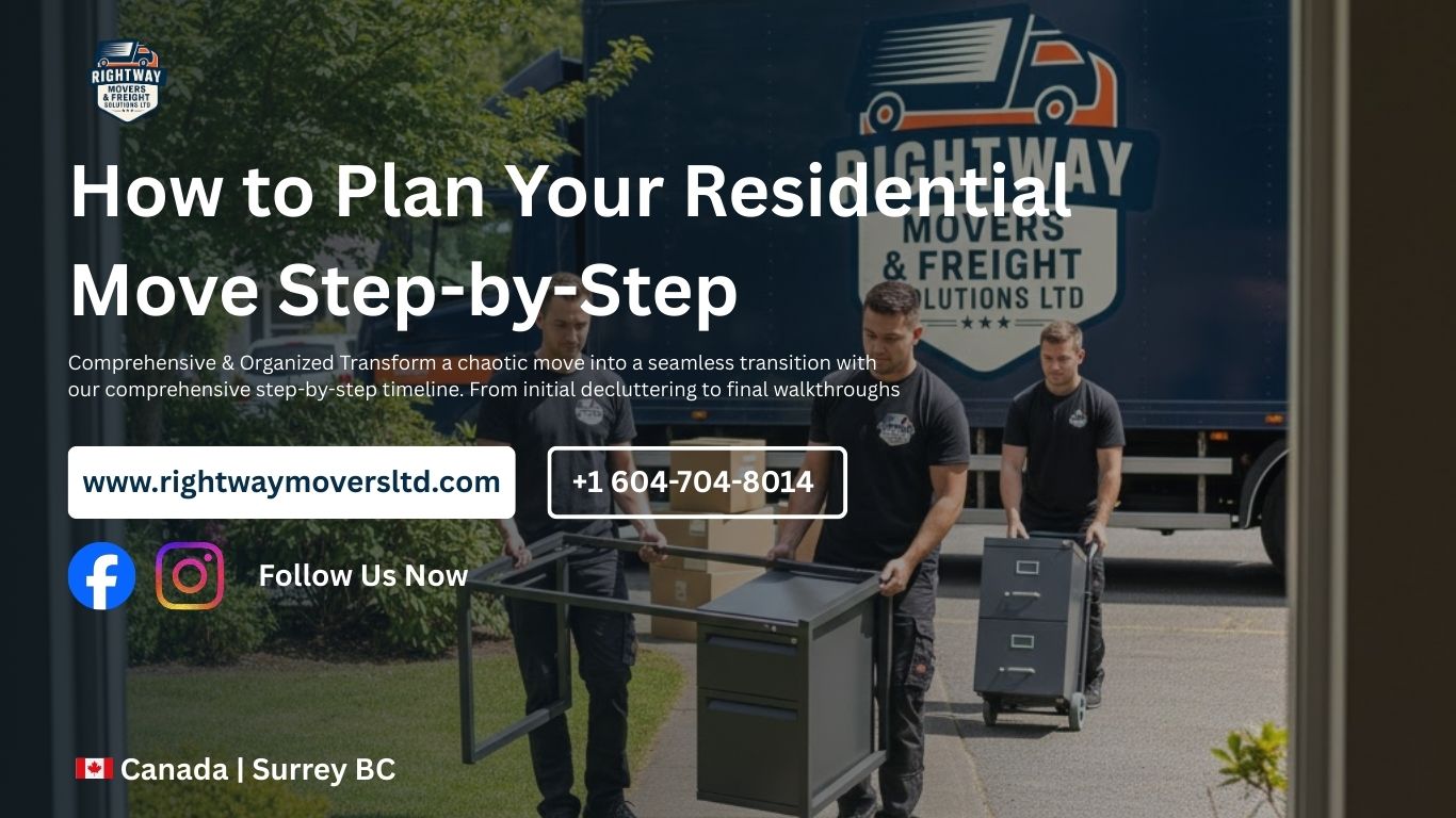 How to Plan Your Residential Move Step-by-Step